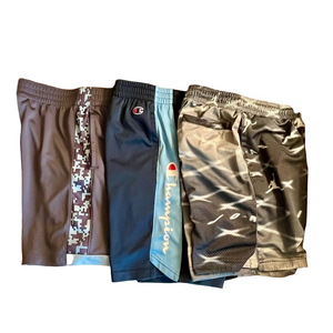 Boys Elastic Waist Shorts Bundle Size M - Champion, Jordan, Niki